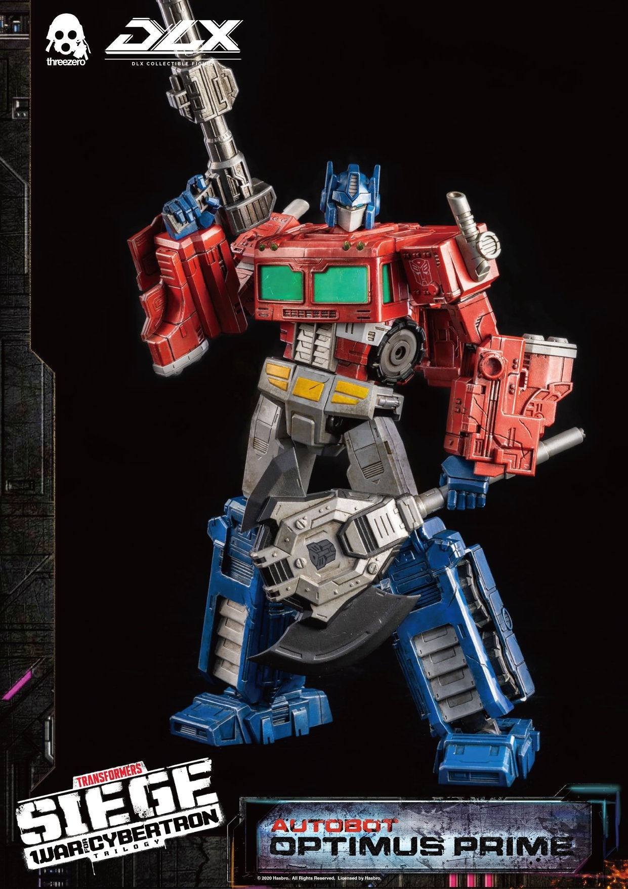 Pedido Figura DLX Optimus Prime - Transformers: War For Cybertron marca Threezero 3Z0202