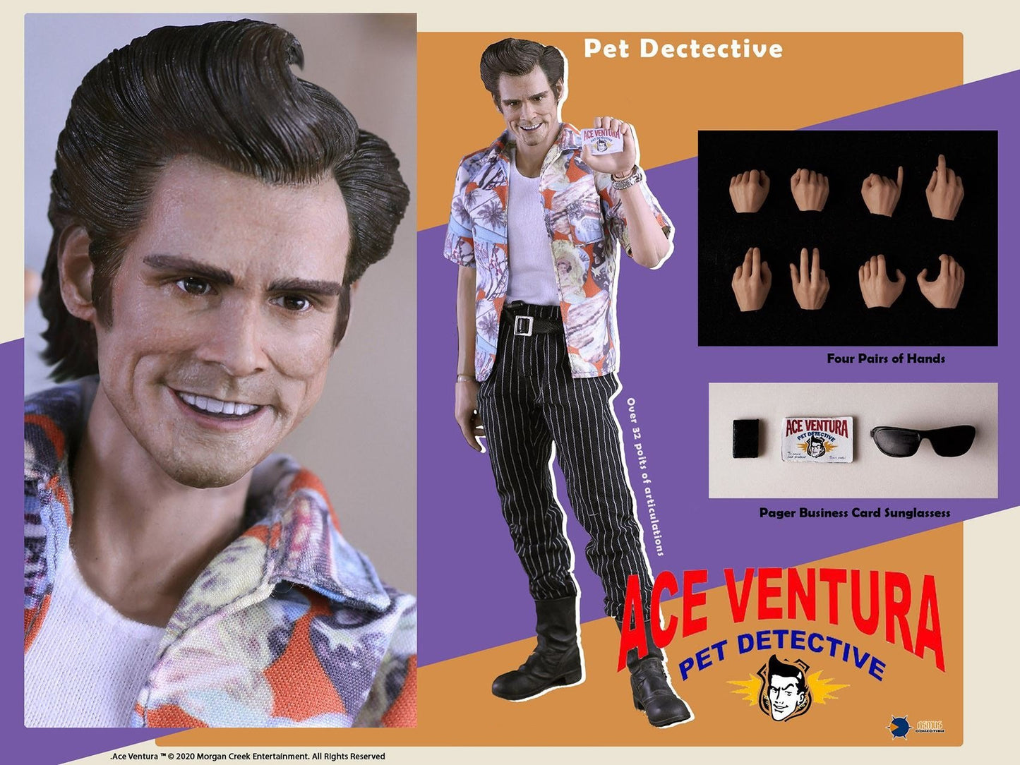 Pedido Figura Ace Ventura Pet Detective marca Asmus Toys escala 1/6