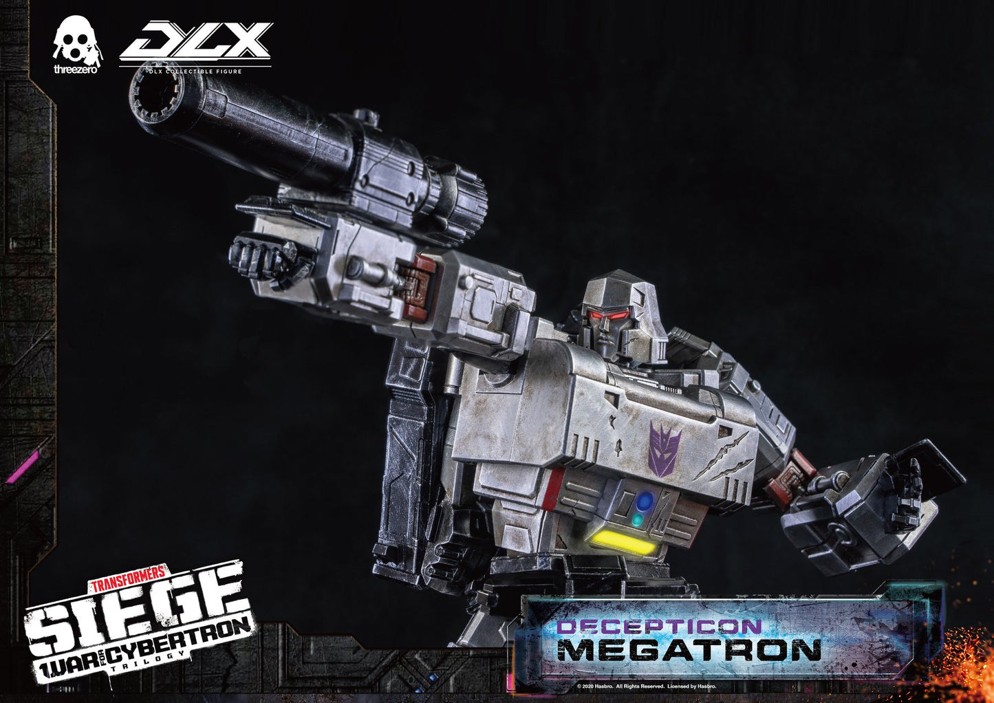 Pedido Figura DLX Megatron - Transformers Siege: War For Cybertron marca Threezero sin escala (25.4 cm)