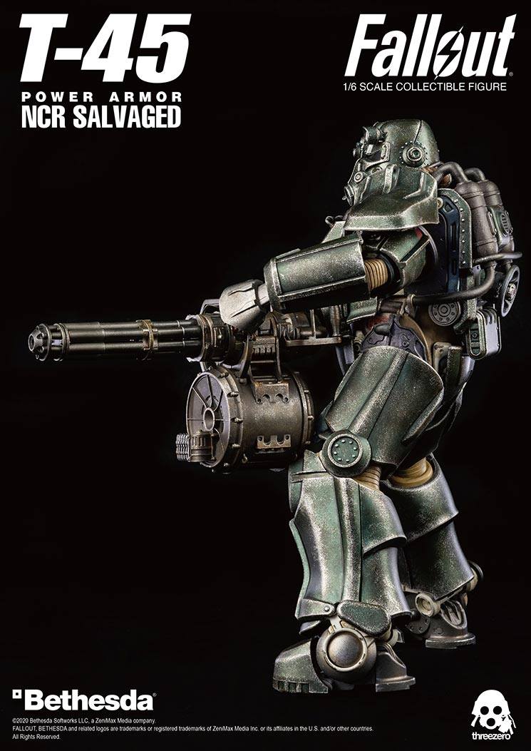 Pedido Figura T-45 NCR Salvaged Power Armor -Fallout- marca Threezero escala 1/6