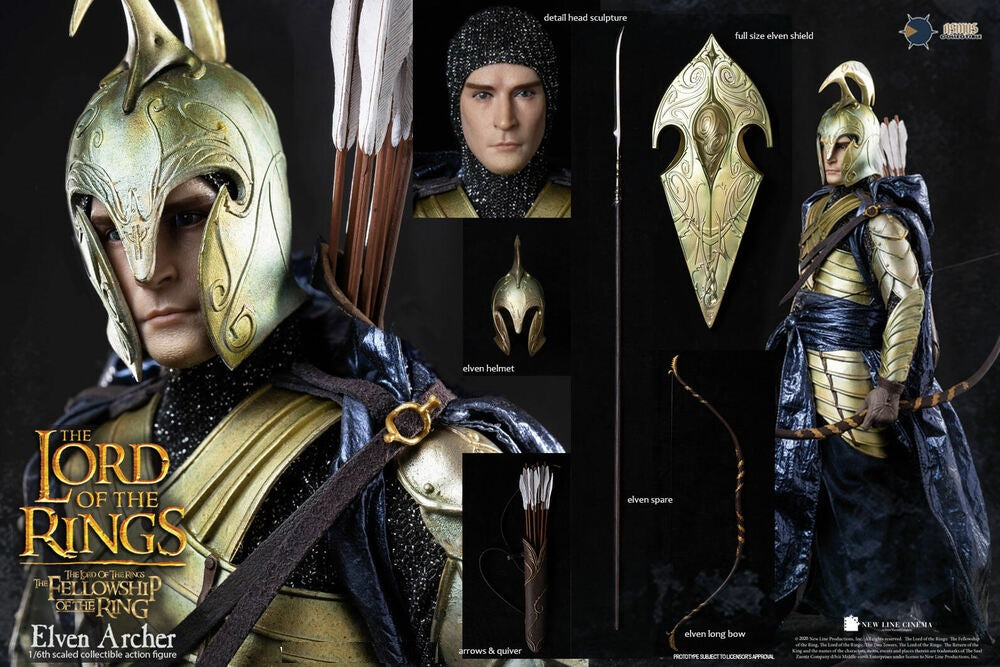 Pedido Figura Elven Archer - The Lord of the Rings "The Fellowship of the Ring" marca Asmus Toys LOTR027A escala 1/6