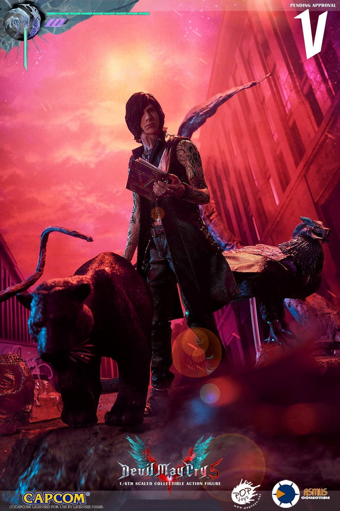 Pedido Figura V - DEVIL MAY CRY V (Standard Edition) marca Asmus Toys DMC501 escala 1/6