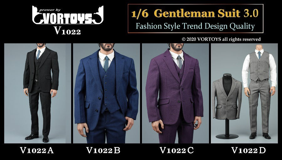 Pedido Traje Gentleman 3.0 (4 versiones) marca Vortoys V1022 escala 1/6