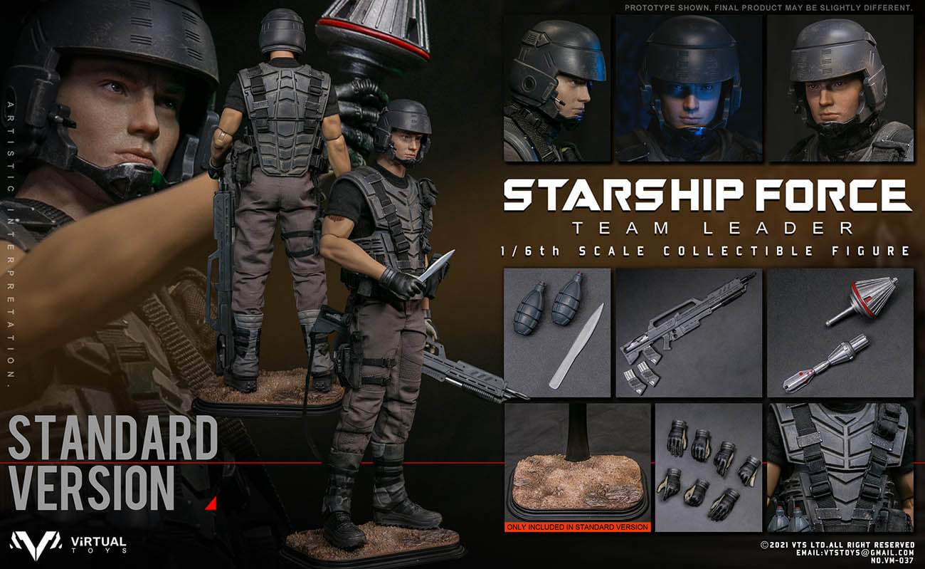 Pedido Figura Starship Force-Team Leader (Normal Edition) marca VTS Toys VM037 escala 1/6