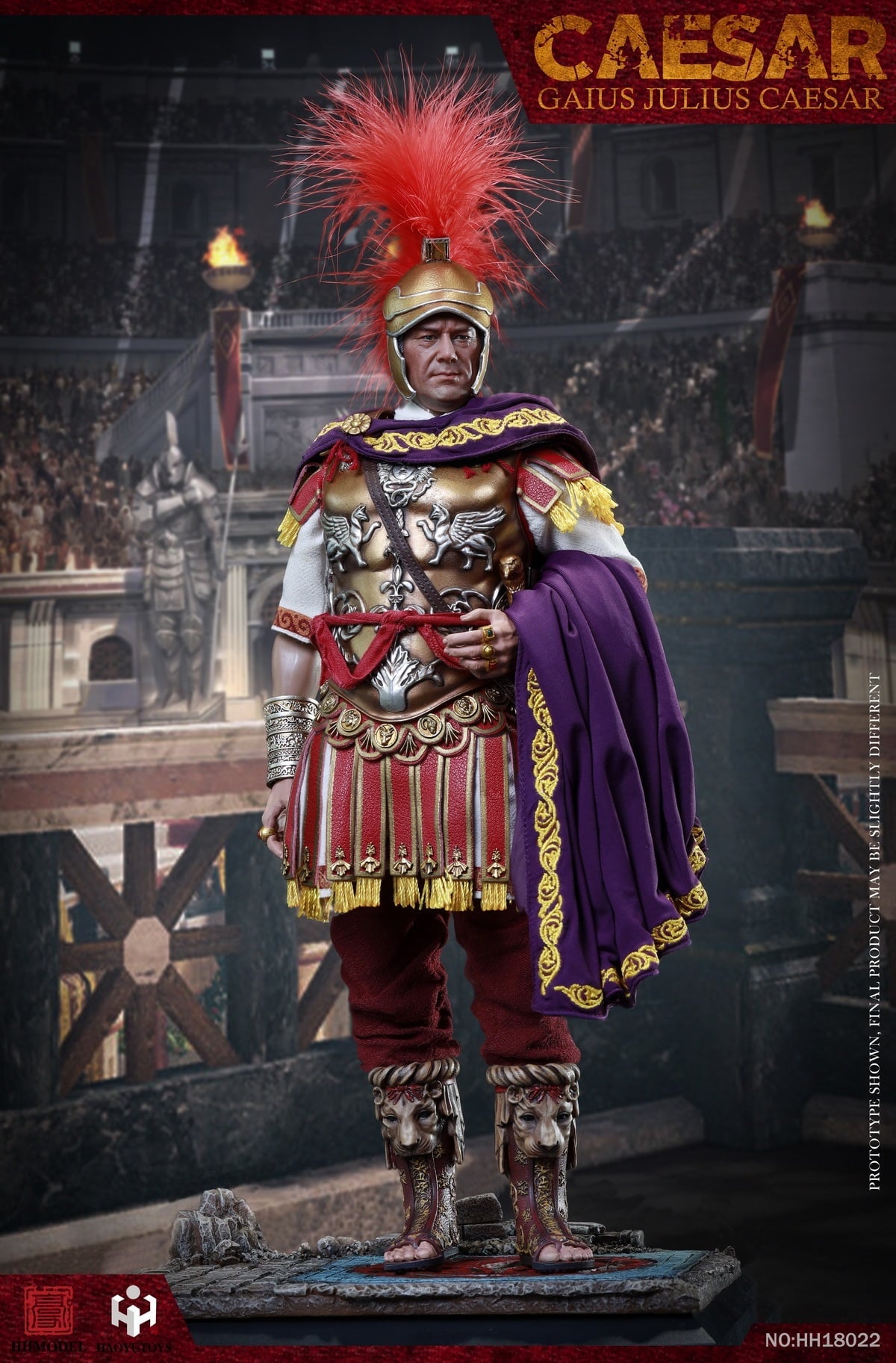 Pedido Figura Imperial Army- Julius Caesar (single) marca HaoYuToys HH18023 escala 1/6