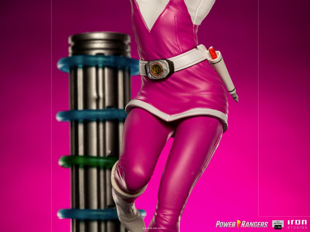 Pedido Estatua Pink Ranger - Mighty Morphin Power Rangers - Battle Diorama Series (BDS) - marca Iron Studios escala de arte 1/10