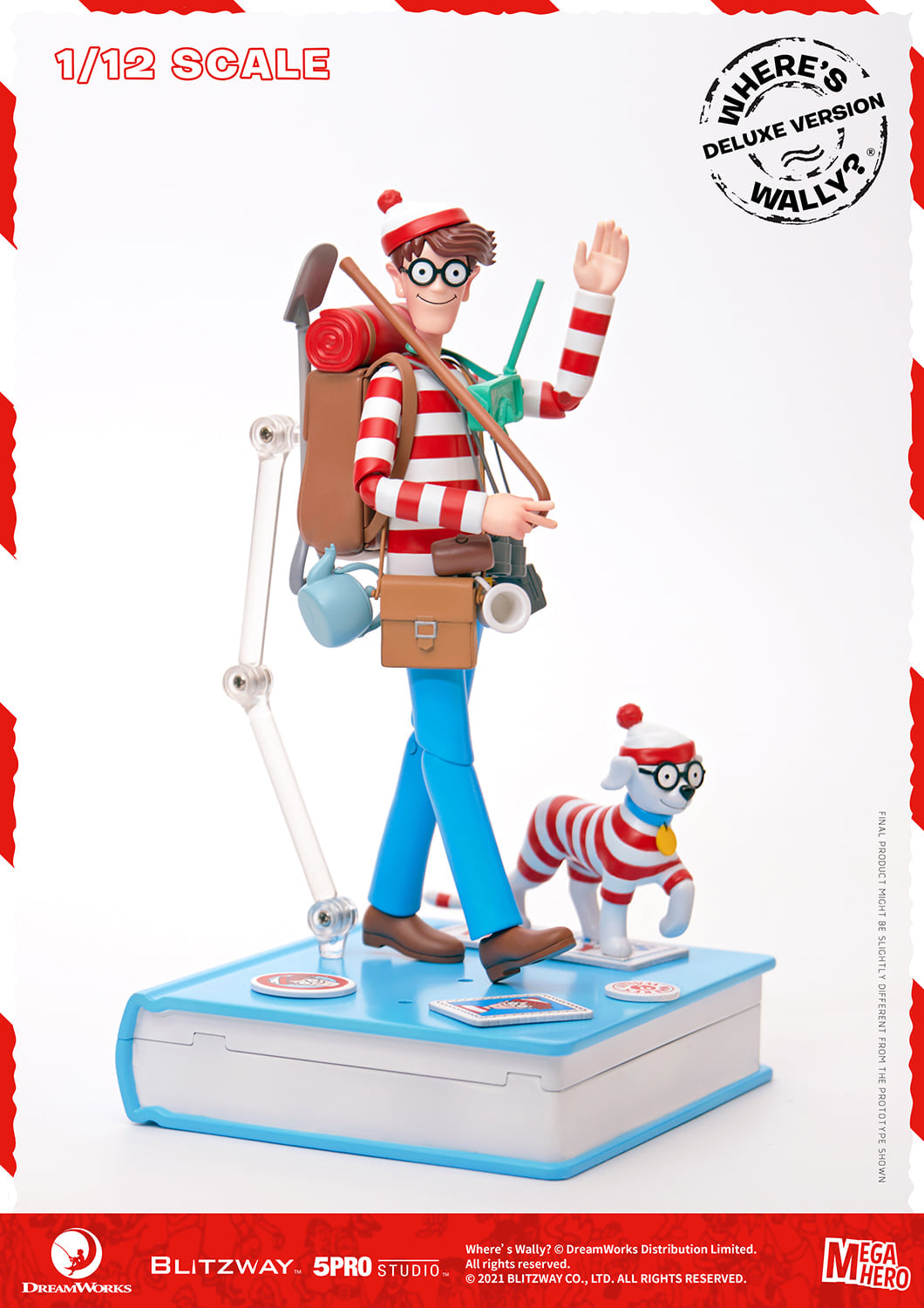 Pedido Figura Waldo (Deluxe version) - Where´s Waldo? marca Blitzway 5PRO-MG-20303 escala pequeña 1/12 (18 cm)