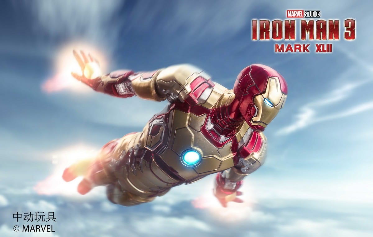 Pedido Figura Iron Man 3 Mark XLII 42 marca ZD Toys escala 1/10 (18 cm)