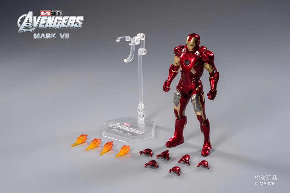 Pedido Figura Iron Man Mark VII Avengers marca ZD Toys escala pequeña 1/10 (18 cm)