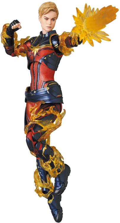 Pedido Figura Captain Marvel - Avengers: Endgame - MAFEX marca Medicom Toy No.163 escala pequeña 1/12