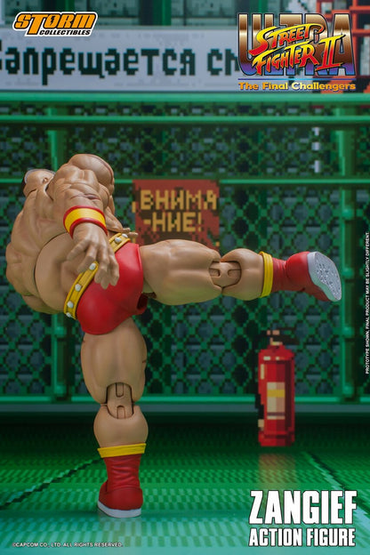 Pedido Figura Zangief - Ultra Street Fighter II : The Final Challengers marca Storm Collectibles escala pequeña 1/12
