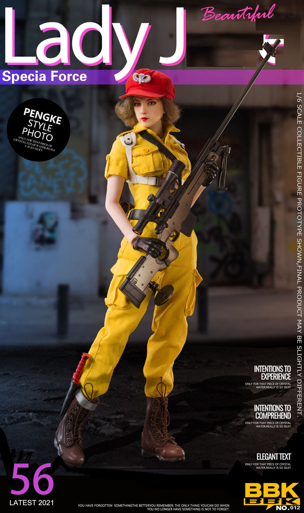 Pedido Figura Lady J - Special Force marca BBK BBK012 escala 1/6