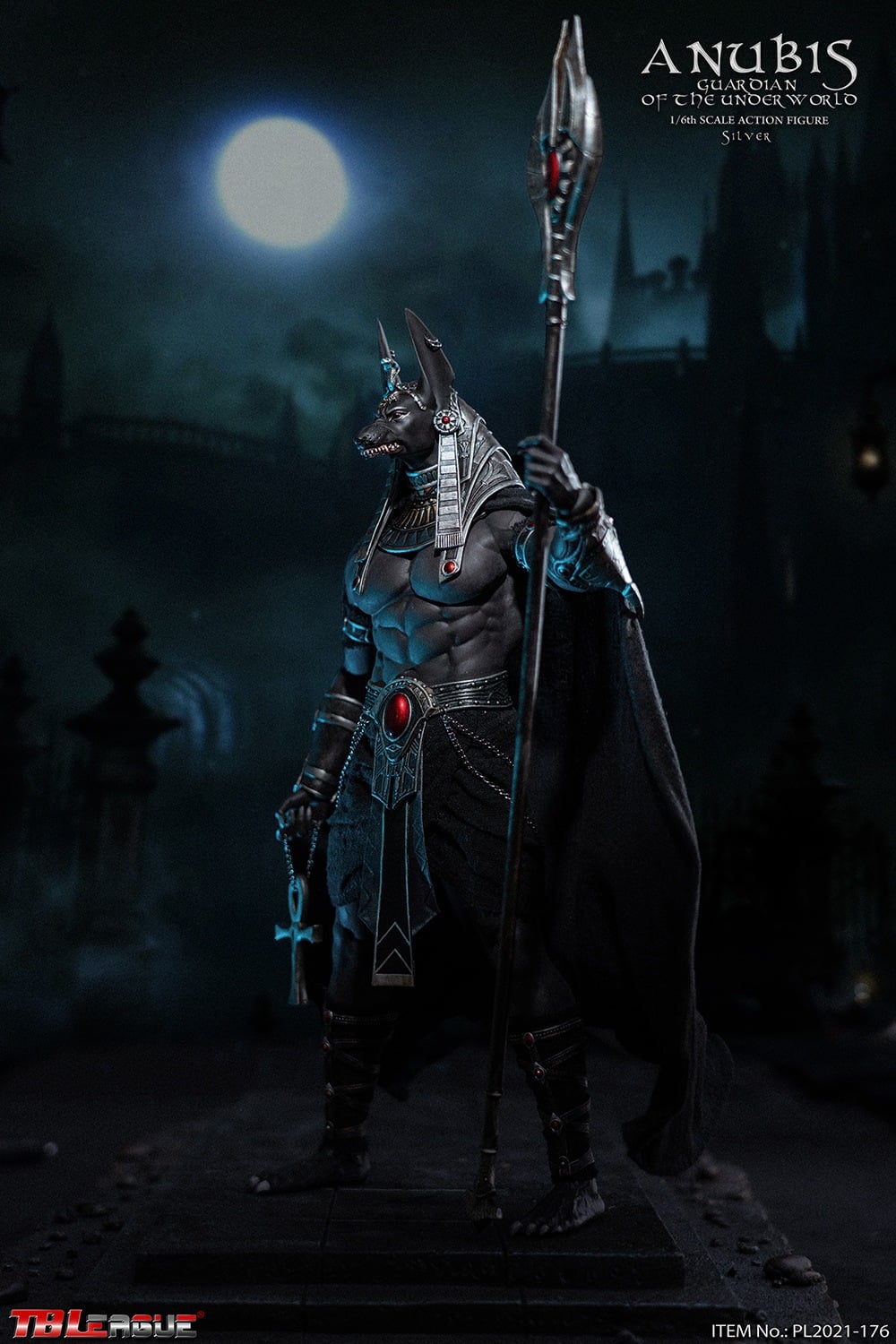 Pedido Figura Anubis Guardian of the Underworld (Silver version) marca TBLeague PL2021-176 escala 1/6