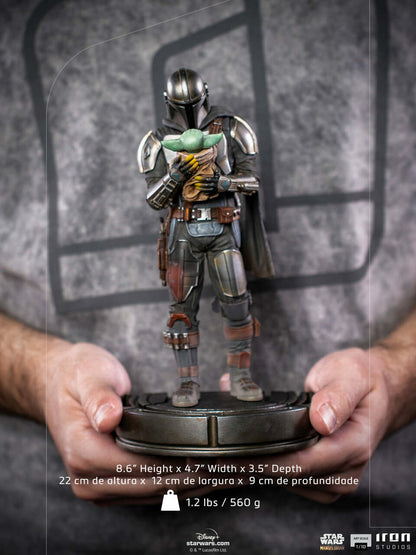 Pedido Estatua Mandalorian & Grogu - The Mandalorian marca Iron Studios BDS escala de arte 1/10