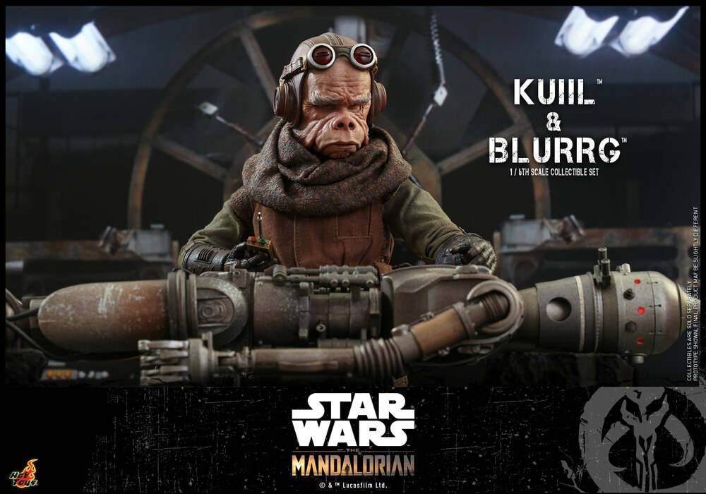 Preventa Figuras Kuiil & Blurrg set - Star Wars: The Mandalorian marca Hot Toys TMS049 escala 1/6