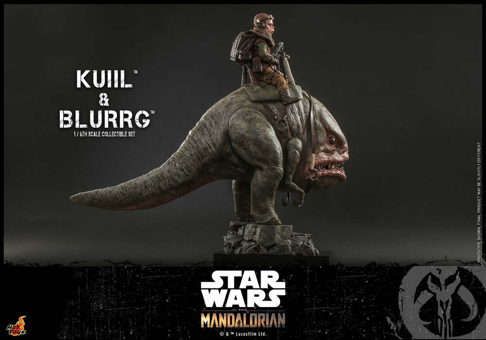 Preventa Figuras Kuiil & Blurrg set - Star Wars: The Mandalorian marca Hot Toys TMS049 escala 1/6