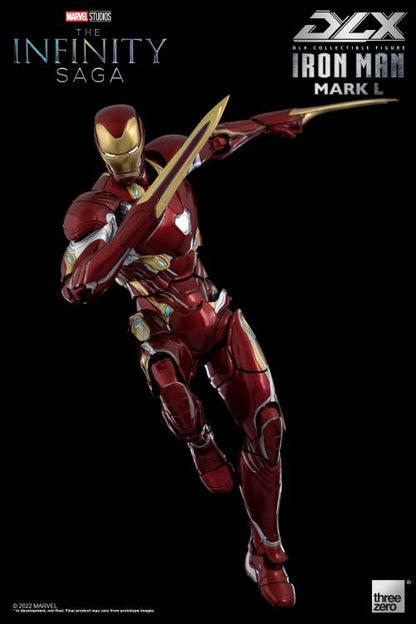 Preventa Figura DLX Iron Man Mark L 50 - Avengers: Infinity Saga marca Threezero 3Z0249 escala pequeña 1/12