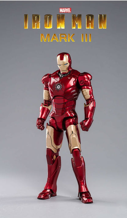 Pedido Figura Iron Man Mark III (versión LED) marca ZD Toys escala pequeña 1/10 (18 cm)