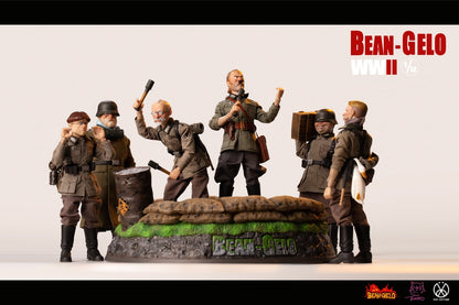 Pedido Diorama Six-man Battlefield Platform Scene - Props Series- Bean Gelo WWII marca Poptoys SPS003 escala pequeña 1/12