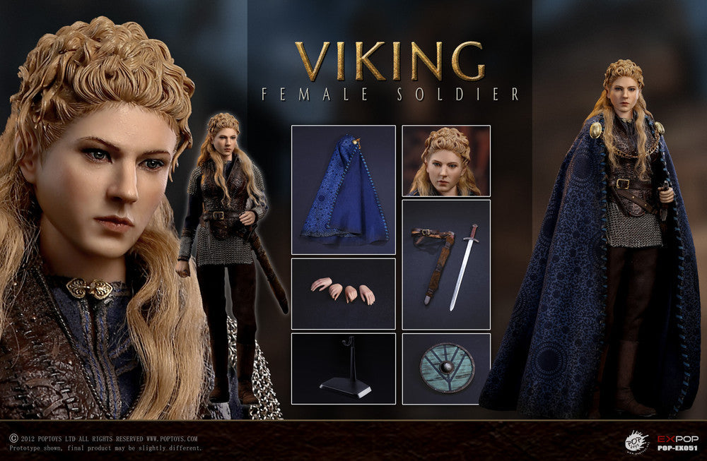 Pedido Figura Viking Female Soldier marca Poptoys EX051 escala 1/6