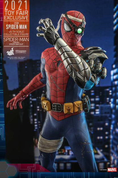 [EN STOCK] Figura Spider-Man (Cyborg Spider-Man Suit) TOY FAIR EXCLUSIVE marca Hot Toys VGM51 escala 1/6