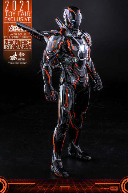 Pedido Figura Neon Tech Iron Man 4.0 - Avengers: Infinity War - TOY FAIR EXCLUSIVE marca Hot Toys MMS597D39 escala 1/6