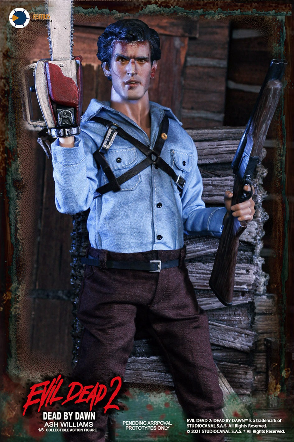 Pedido Figura Ash Williams Deluxe ver. (limitada 666 pzs) - Evil Dead II marca Asmus Toys EDA001LUX escala 1/6