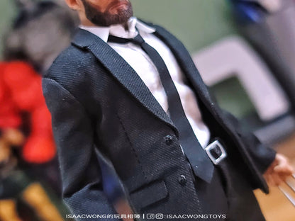 Figura Logan traje negro marca Nota Studio escala pequeña 1/12