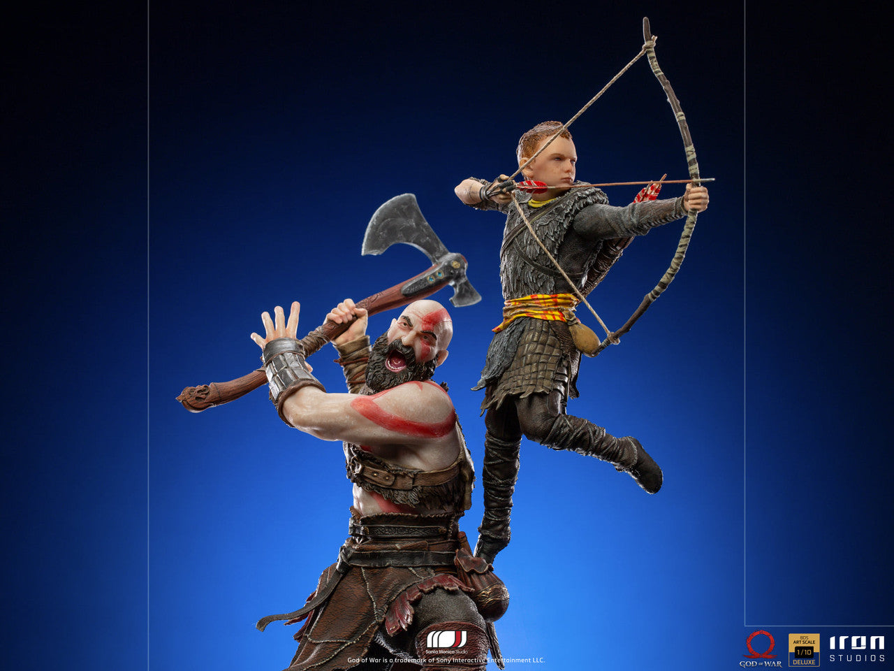 Pedido Estatua Kratos & Atreus - God of War  - Battle Diorama Series (BDS) Limited Edition marca Iron Studios escala de arte 1/10