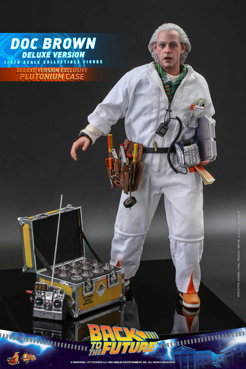 Pedido Figura Doc Brown (Deluxe version) - Back to The Future marca Hot Toys MMS610 escala 1/6