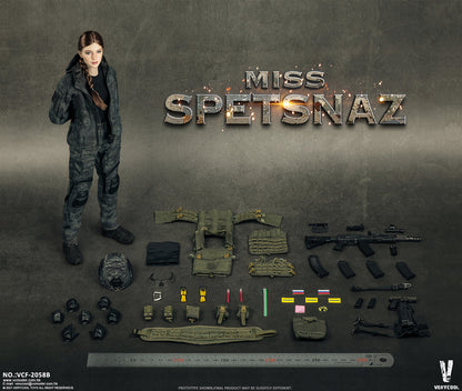 Pedido Figura Russian Special Combat Soldier Miss Spetsnaz (Green vest version) marca Verycool VCF-2058B escala 1/6