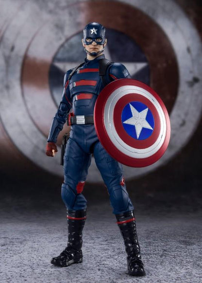 Pedido Figura Captain America (John Walker) - The Falcon and the Winter Soldier - S.H.Figuarts marca Bandai Spirits escala pequeña 1/12