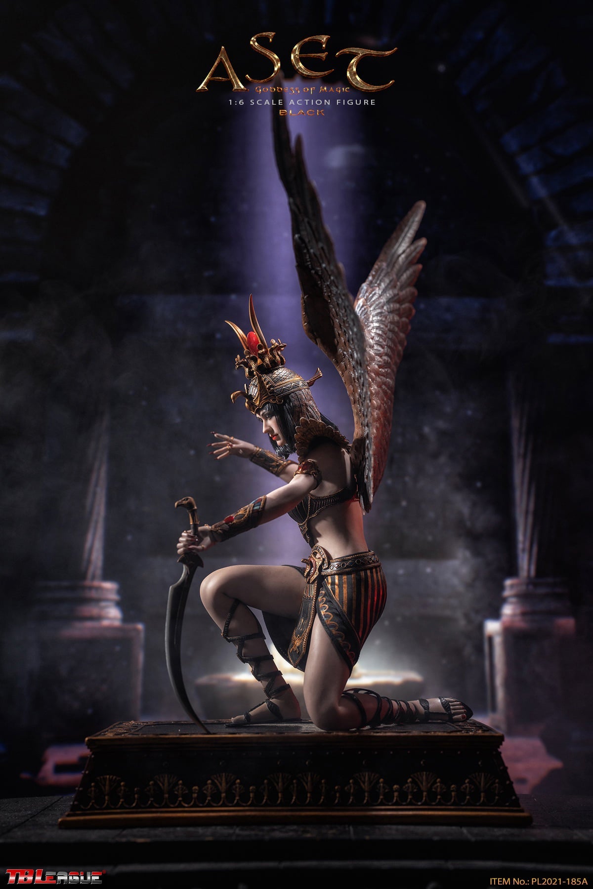 Pedido Figura Aset - Goddess of Magic (Black version) marca TBLeague PL2021-185A escala 1/6