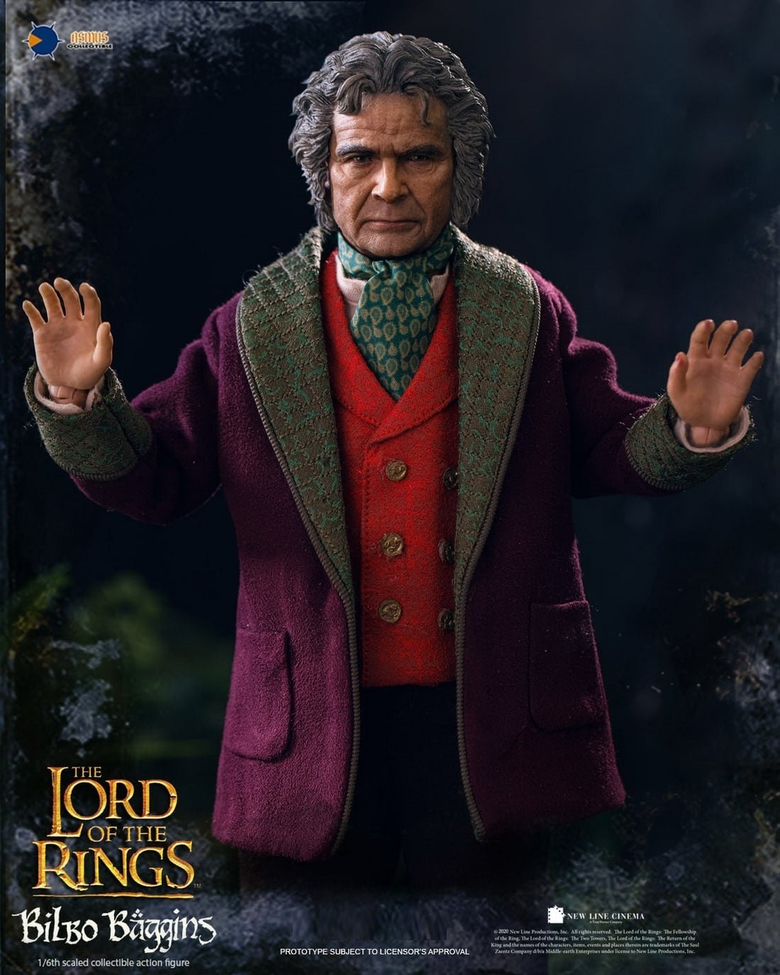 Pedido Figura Bilbo Baggins (old) EXCLUSIVO - The Lord of the Rings marca Asmus Toys LOTR031EX escala 1/6