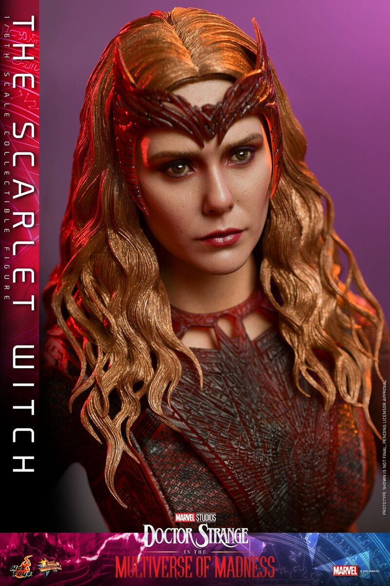 Preventa Figura The Scarlet Witch - Doctor Strange in the Multiverse of Madness marca Hot Toys MMS652 escala 1/6