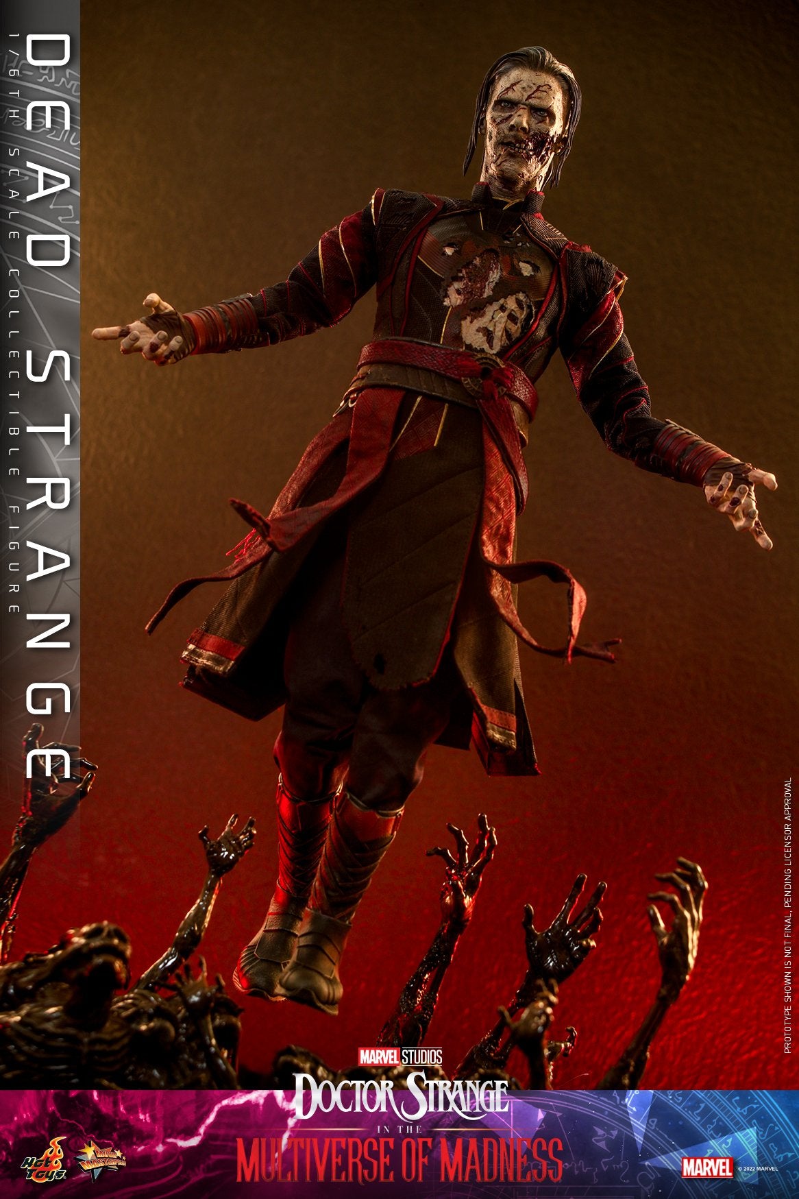 Preventa Figura Dead Strange - Doctor Strange in the Multiverse of Madness marca Hot Toys MMS654 escala 1/6