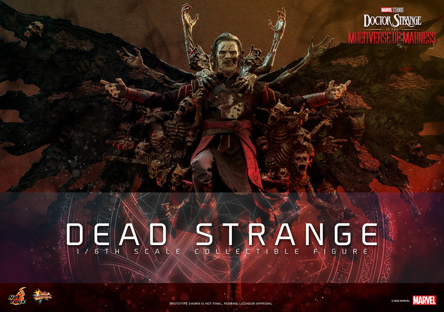 Preventa Figura Dead Strange - Doctor Strange in the Multiverse of Madness marca Hot Toys MMS654 escala 1/6