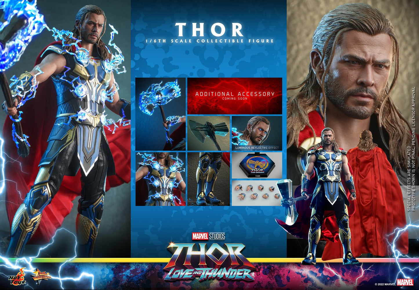 Preventa Figura Thor - Thor: Love and Thunder  marca Hot Toys MMS655 escala 1/6