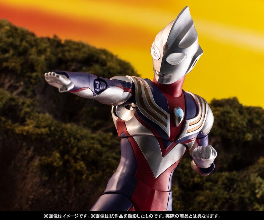 Pedido Figura Ultraman Tiga (multi type) - Shinkocchou Seihou - S.H.Figuarts marca Bandai Spirits escala pequeña 1/12