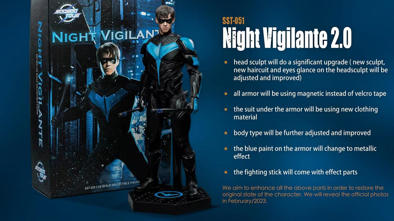 Preventa Figura Night Vigilante 2.0 marca Soosootoys SST051 escala 1/6