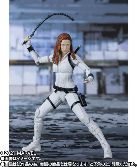 Pedido Figura Black Widow (White Snow Suit Version) (Exclusive) - Avengers: Infinity War - S.H.Figuarts marca Bandai Spirits escala pequeña 1/12