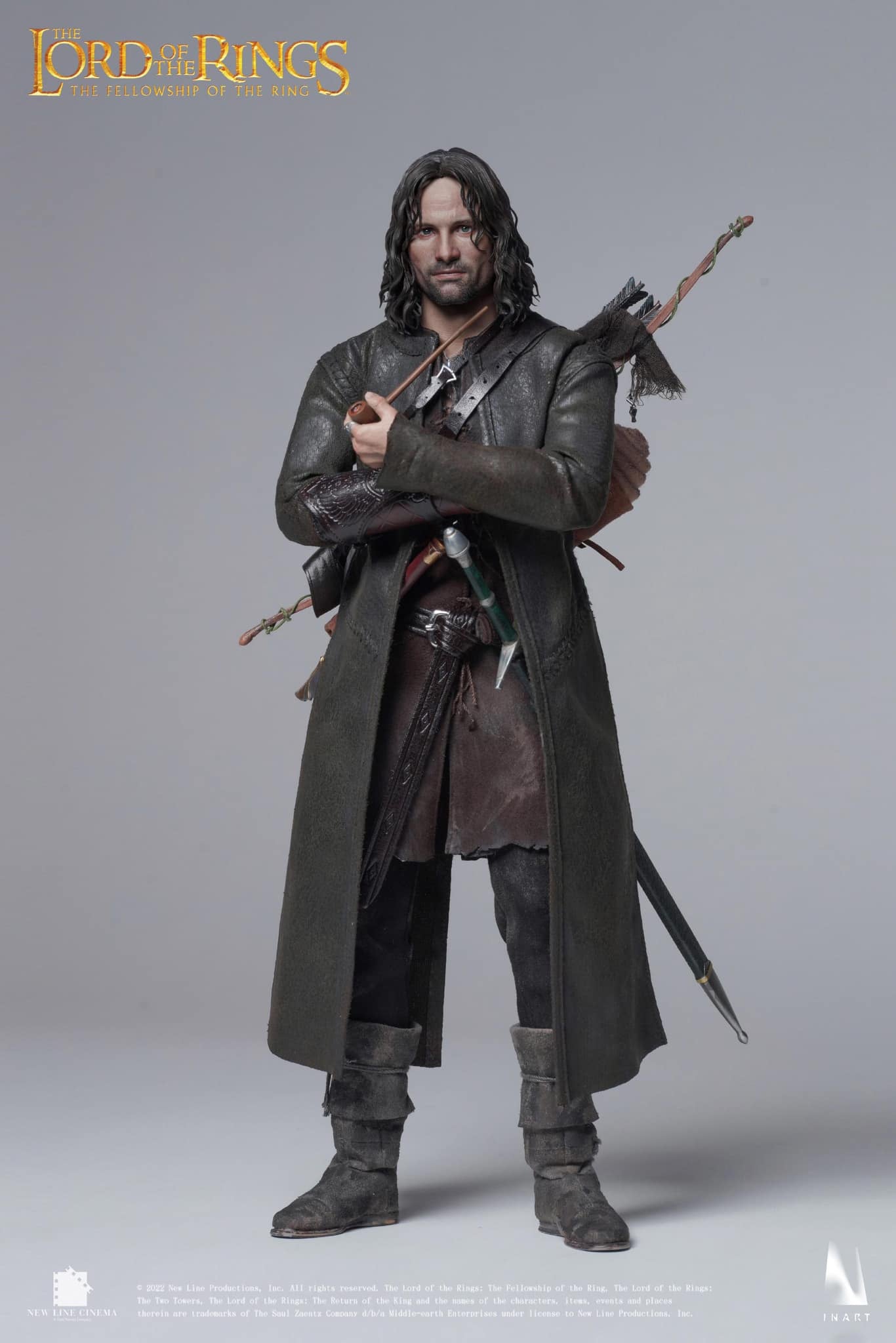 Preventa Figura Aragorn (Standard Version - Cabello Esculpido) - The Lord of the Rings: The Fellowship of the Ring marca Inart Queen Studios escala 1/6