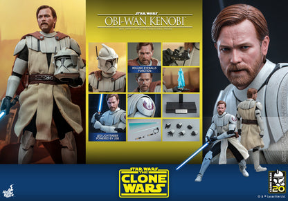 Preventa Figura Obi-Wan Kenobi ™ - Star Wars The Clone War ™ marca Hot Toys TMS095 escala 1/6