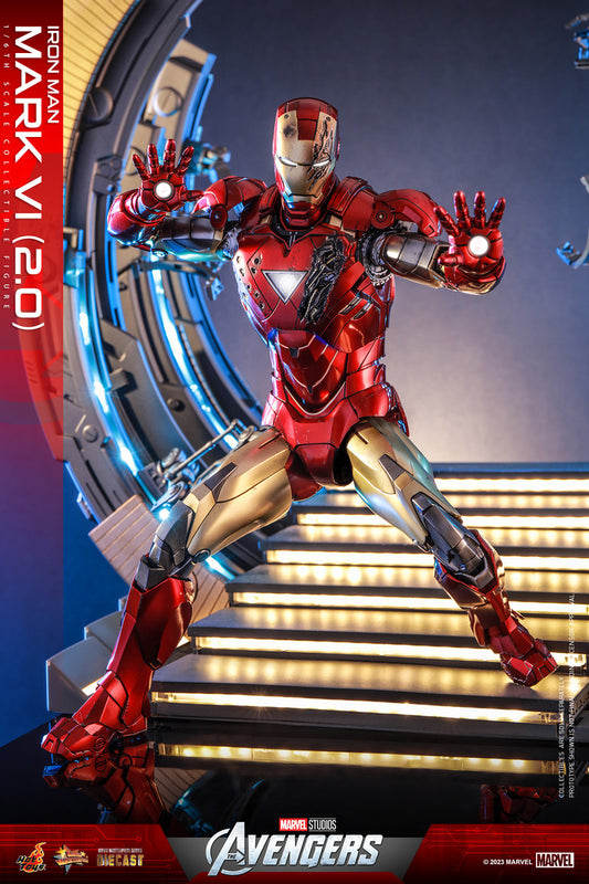 Preventa Figura Iron Man Mark VI (versión 2.0) - The Avengers marca Hot Toys MMS687D52 escala 1/6