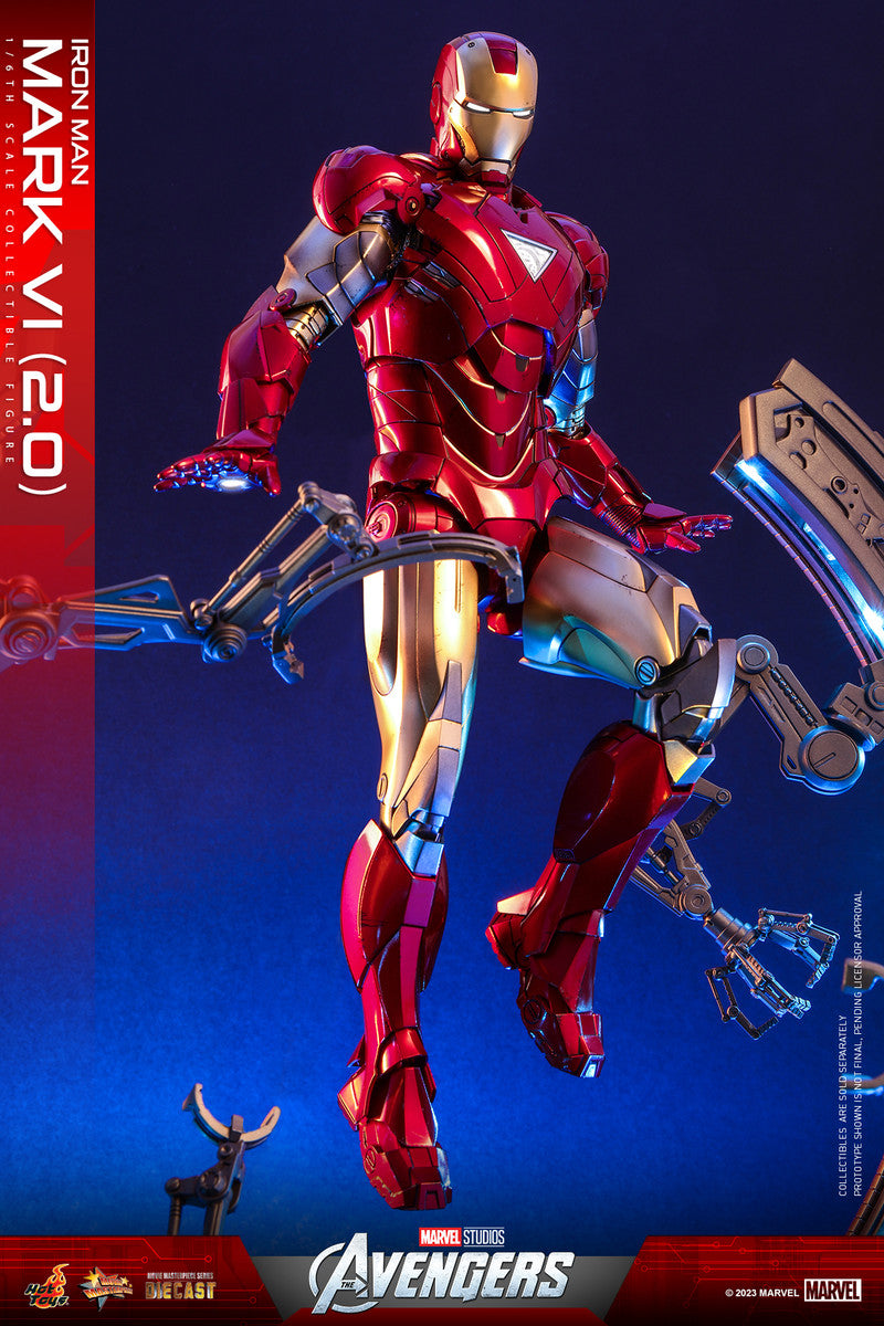 Preventa Figura Iron Man Mark VI (versión 2.0) - The Avengers marca Hot Toys MMS687D52 escala 1/6