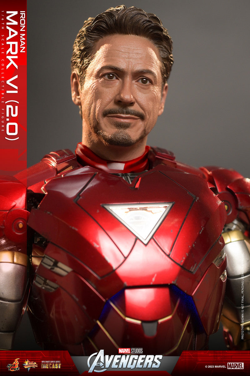 Preventa Figura Iron Man Mark VI (versión 2.0) - The Avengers marca Hot Toys MMS687D52 escala 1/6