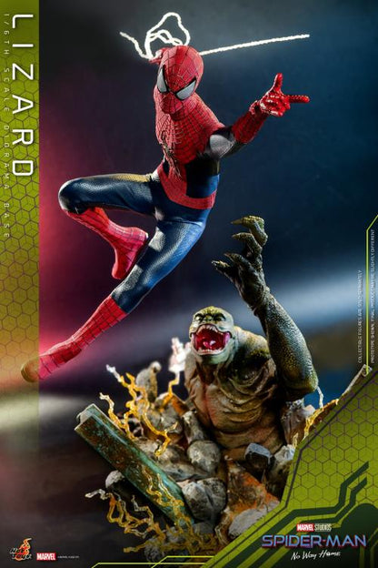 Preventa Base Diorama Lizard - Spider-Man: No Way Home marca Hot Toys ACS013 escala 1/6