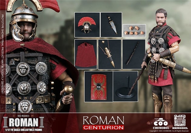 Pedido Figura Roman Centurion marca Coomodel x HHmodel RO003 escala pequeña 1/12