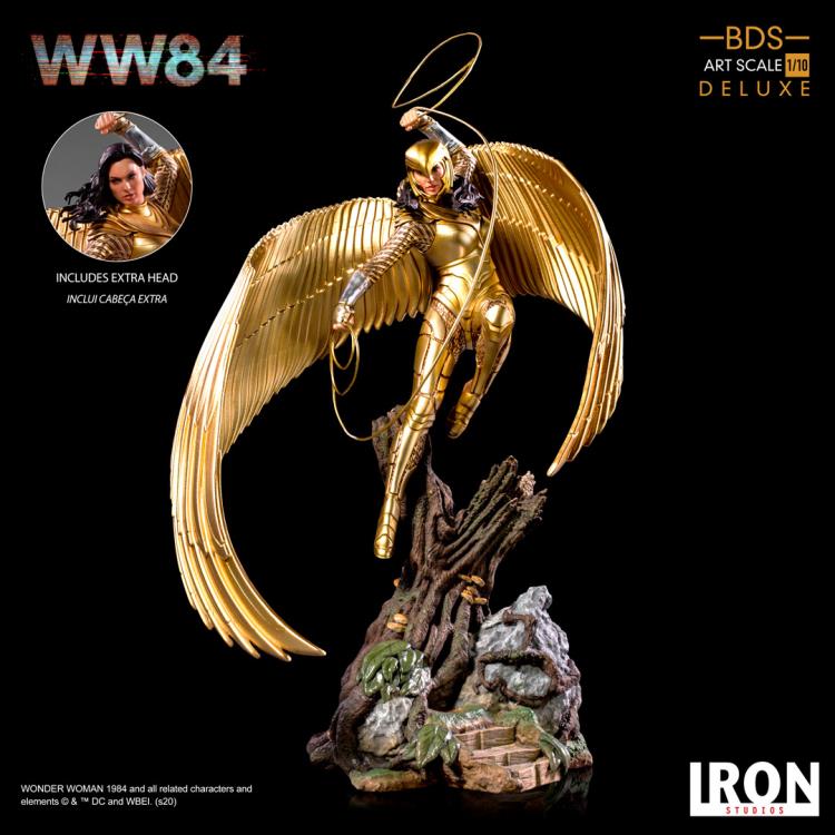 Pedido Estatua Wonder Woman Golden Armor Deluxe - Wonder Woman 1984 - Battle Diorama Series (DBS) Limited Edition marca Iron Studios escala de arte 1/10