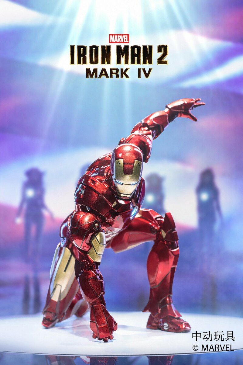 Pedido Figura Iron Man 2 Mark IV (versión LED) marca ZD Toys escala pequeña 1/10 (18 cm)